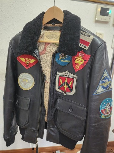 Avirex flight jacket top - g-1,
