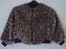 Bomber pelliccia sintetica