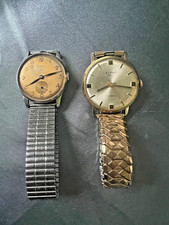 Orologi meccanici uomo vintage UNO, ALFA RICAMBI/RIPARAZIONI x 2