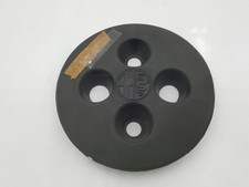 N 1 Coppa ruota borchia coprimozzo Alfa Romeo Alfasud in plastica nera originale