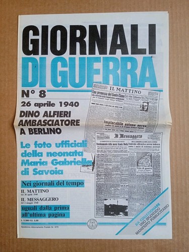 Giornali guerra - di, n.8