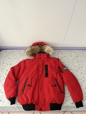 giacca Canadiens rossa real down jacket 
