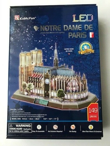 Puzzle notre dame - 3d,