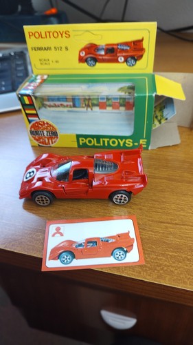Politoys art e22 ferrari 512s - ferrari,