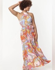 Maxi abito romantico Paisley