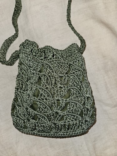Borsa tracolla all uncinetto - tracolla, all'uncinetto