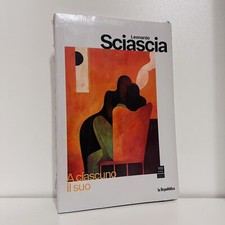 A CIASCUNO IL SUO LEONARDO SCIASCIA LA REPUBBLICA LIBRO ROMANZO 1998