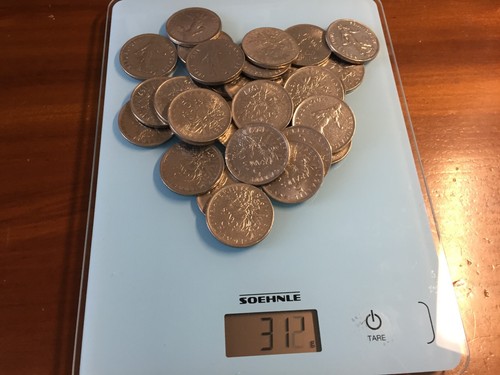 Lotto monete francesi - 31, 5