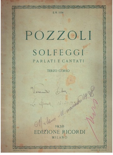 Pozzoli solfeggi parlati - solfeggi, e