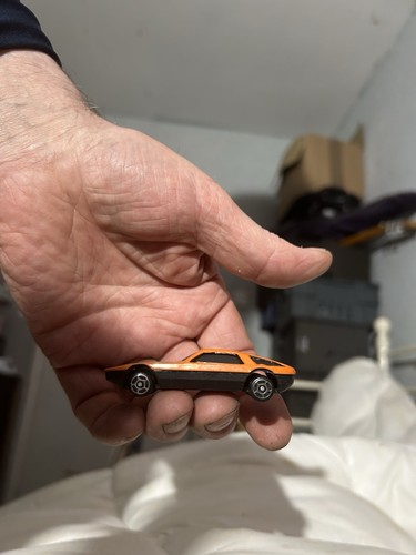 Toy orange car - toy,