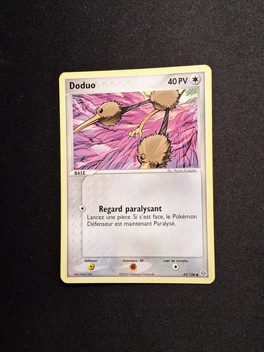 Doduo 106 emeraude carte - ex,