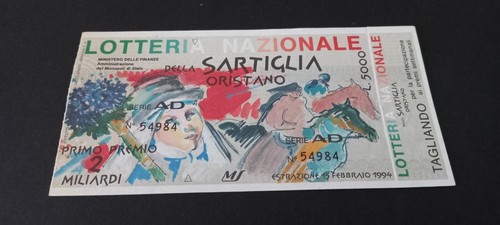Biglietto lotteria nazionale - biglietto,