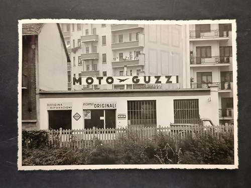 Fotografia vintage moto guzzi - vintage,
