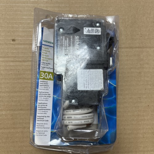 Siemens amp double pole - 30,