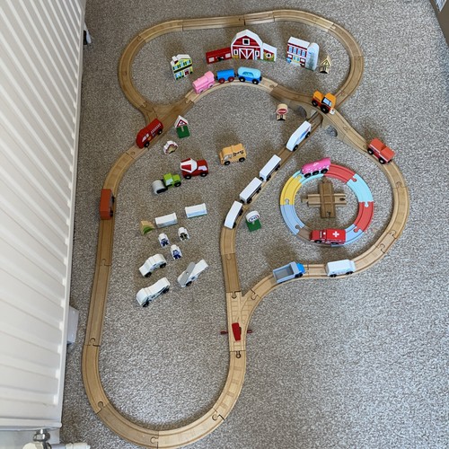 Set treno legno con - treno,