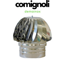 Fumaiolo girevole  per canne fumarie camino tondo acciaio inox comignolo stufa
