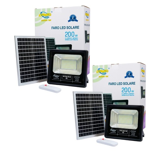 Faro solare 200w - 2x,