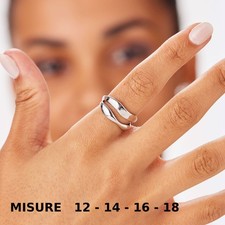 Anello Donna Acciaio a Fascia