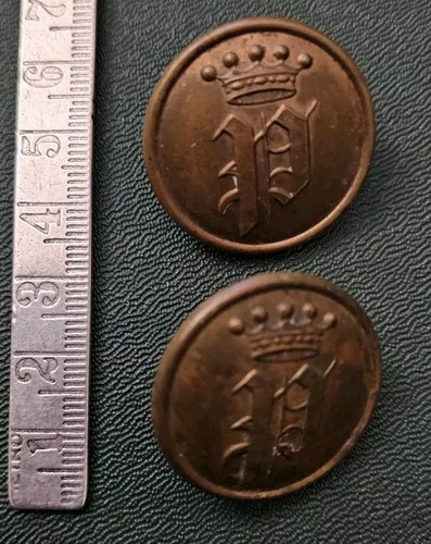Antica coppia grandi bottoni - grandi,