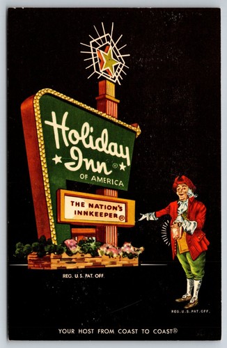 Cartolina epoca holiday inn - cartolina,