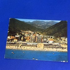 DEIVA MARINA PANORAMA AEREO CARTOLINA D'EPOCA VIAGGIATA