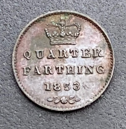Victoria 1853 quarter - victoria, farthing