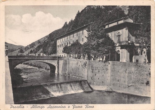 Cartolina pracchia albergo - cartolina,