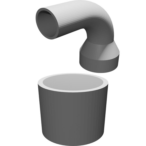 Adattatore tubo aspirapolvere - adattatore,