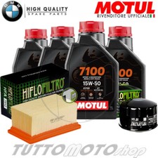 Tagliando BMW R 1200 GS 2004 2005 2006 2007 2008 2009 Kit Olio Motul 7100 Filtri