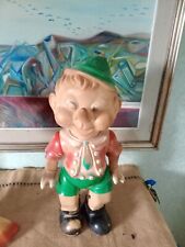 PUPAZZO GOMMA LEDRAPLASTIC "ELEFANTE" PINOCCHIO anni '60 - ITALIA altezza 40 cm