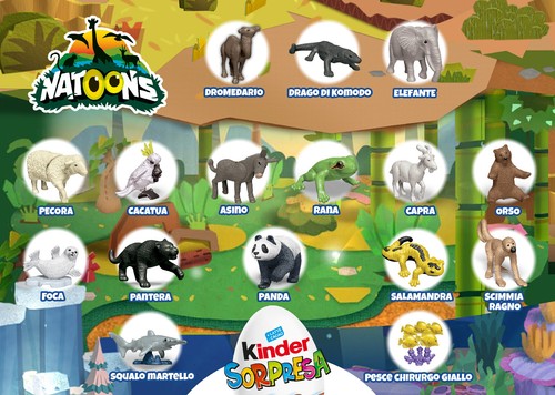 Natoons animali a - natoons, scelta