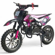 SRC Mini 49cc Dirt Bike Benzina 50cc Bambini Fuoristrada Moto Scrambler - Viola