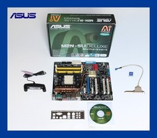 Asus M2N-SLI Deluxe ⭐️ AMD AM2 Scheda madre motherboard Box CD Shield Accessory
