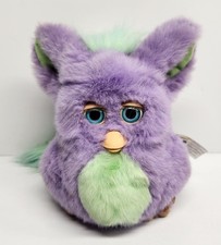 Funky Furby 2006 Viola e Verde Emoto-tronic Friend HTF FUNZIONANTE