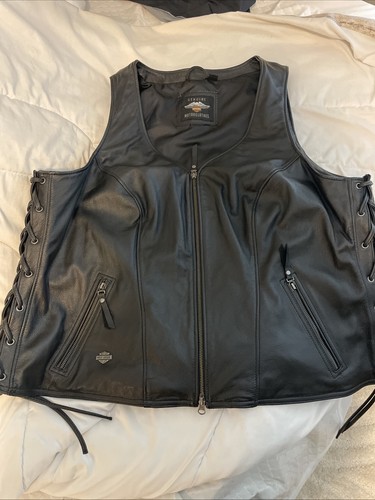 Harley davidson gilet - di, pelle