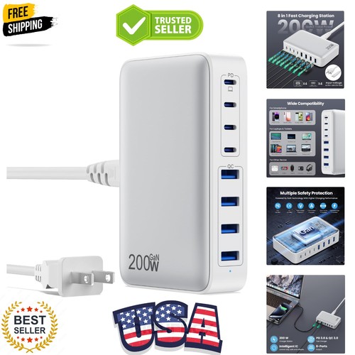 Caricatore usb 200w blocco - caricatore,