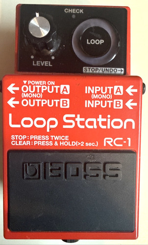 Boss loop station pedale - rc-1,