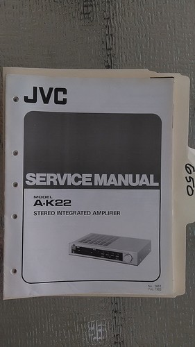 Jvc k22 manuale servizio - jvc,