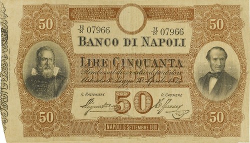 Italia lire banco di - -,
