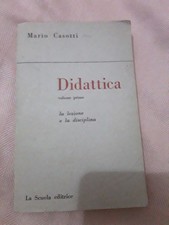 Mario Casotti. Didattica