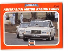 1986 Scanlens JOHN BOWE Volvo