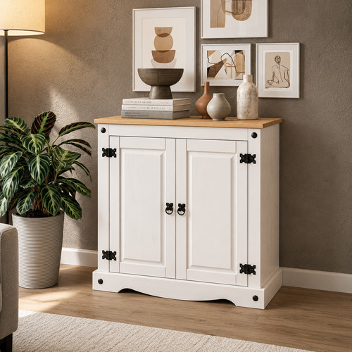 Credenza corona bianca - corona, ante