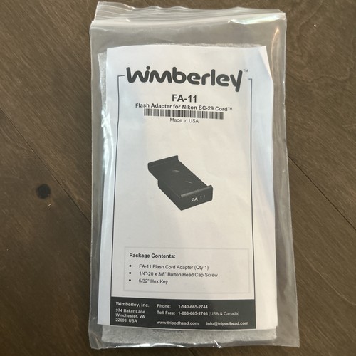 Piastra adattatore wimberley - adattatore,