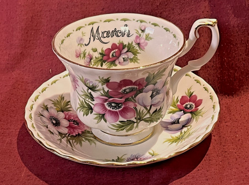 Piattino tazza anemoni - tazza,