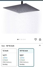 Soffione Doccia,16 Pollici