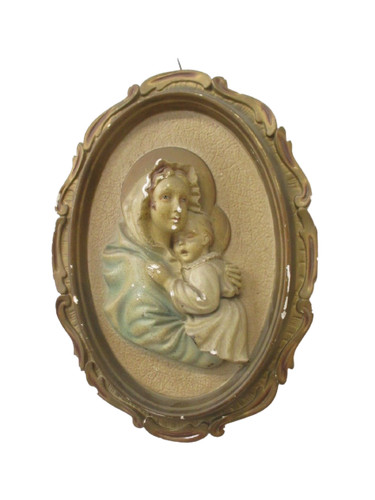 Capoletto madonna con - madonna, bambino
