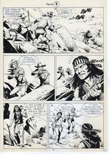 MIGUEL ANGEL REPETTO - TAVOLA ORIGINALE TEX - 'I DUE VOLTI DELLA VENDETTA'