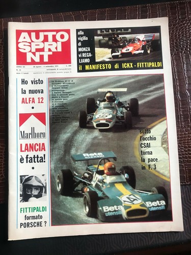 Autosprint 1971 lotto con - autosprint,