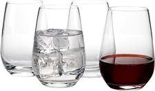 4 Bicchieri Acqua Bibite VILLEROY E BOCH Set Servizio in Vetro Cristallo OFFERTA