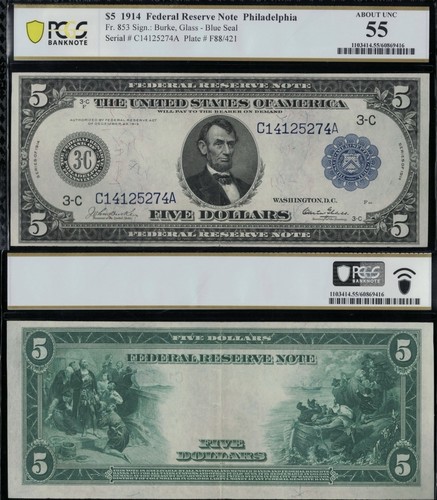 1914 fr 855 chiave - $5,